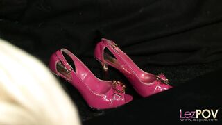 Giant tits lesbians are ready to fuck like hell