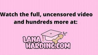 Blonde British Lesbians Lana Harding + Sapphire Blue Hardcore POV Strap On Fucking in Lingerie