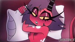 Loona Futa fucking Millie hard - Helluva Boss Lesbian Futanari