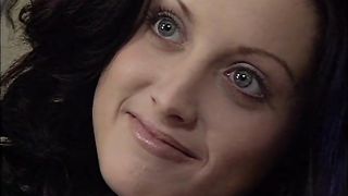 Sweet young brunette fucked by girl