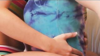 Lesbians having orgasms, part 1