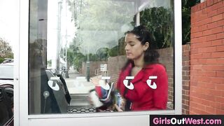 Wicked hairy lesbians get mouthful of pubes