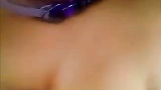 Young lesbians having sex with a strap on