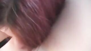 Cute girl ets out her girlfriend