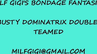 Dominatrix tied up by Milf and girl