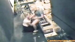 Boss Gets Caught Being Pussy Eaten By Waitress