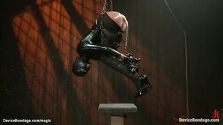 Bound suspended slave ass hooked (Claire Adams, Cassandra Nix)