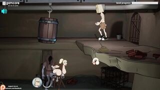 Fuckerman - Supernatural Anal Threesome in Haunted Mansion with Ms. Dimitrescu - Vampire Sify Cartoon Porn