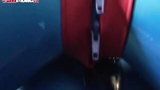 Rubber Tanja latex lesbian strapon