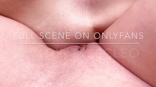 POV real lesbian soaking wet scissoring ASMR (full scene on OnlyFans)