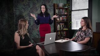 3 Horny Lesbians In Pantyhose (Cadence Lux)