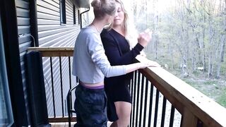 SQUIRTING ALL OVER BABYSITTERS HAND
