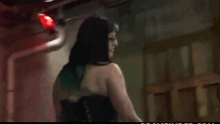 Put A Candle In My Pussy While Suspended