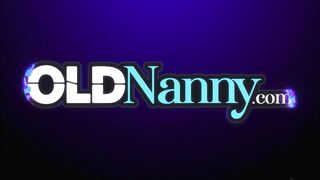 OLDNANNY Chubby mature lady and her teen lesbian lover