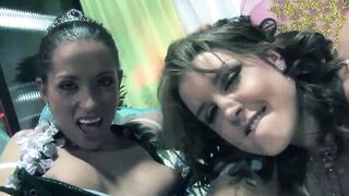 Elle Brooke and Kaia Kane masturbate