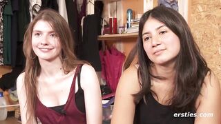 Hot girls fuck each other with strap-on