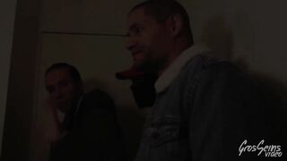 Elisabeth and Shania, the boss and the employee orgy together