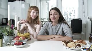 Ersties: Amateur Lesbian Couple Play With Ice