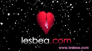 Lesbea Xmas girlfriend gets first time fuck with a strap on 