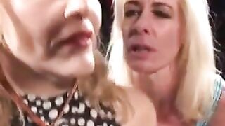Lesbian gf seduces older woman