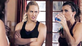 Carter Cruise, Tara Morgan and Adriana Chechik at GirlsWay