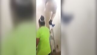 Lesbians caught in dressing room toilet