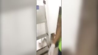 Lesbians caught in dressing room toilet