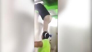 Lesbians caught in dressing room toilet