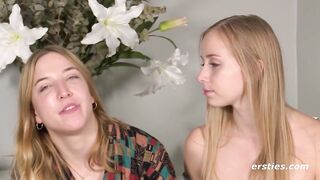 Ersties: Geile deutsche Blondinen sind heiß am Vögeln