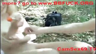 Two Young Sisters Sex For Money In The Wood