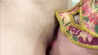 She Sucks My Clit and Fingers Me. Helping me SQUIRT! Huge Clit Oral Sex