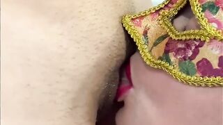 She Sucks My Clit and Fingers Me. Helping me SQUIRT! Huge Clit Oral Sex