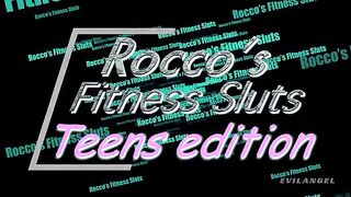 {Rocco’s Fitness Sluts: Teen Edition} Angelika Grays, Emilio Ardana, Erik Everhard, Gisha Forza, Joss Lescaf, Lana Roy, Lika Sta (Rocco Siffredi)