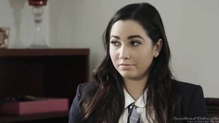 Brandi Love Karlee Grey in the office