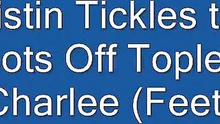 Kristin tickles Charlee
