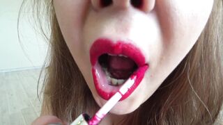 Lesbians or bi girlfriends? Mature milfs insert a strapon into a hairy anal. Butt shaking doggy style POV. Amateur fetish.