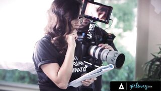 GIRLSWAY Famous Porn Actress Lana Rhoades Bangs With The Busty Movie Director April O Neil