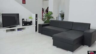 Czech lesbians smoking