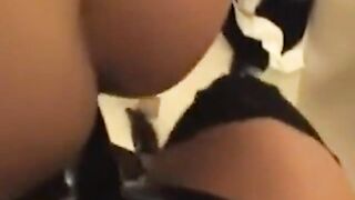 between girlfriends in a cabin of fitting