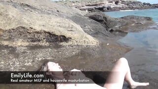 masturbation on the beach with my lesbian friend