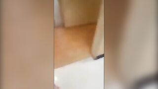 lesbian public restroom