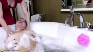 Taboo lesbian home story with mom and not her daughter