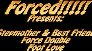 Stepmother and friend use a teen girl