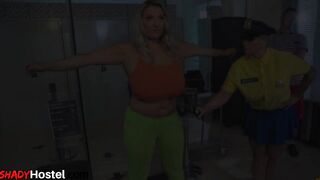 Busty curvy lesbian MILF duo enjoy scissoring after rimming