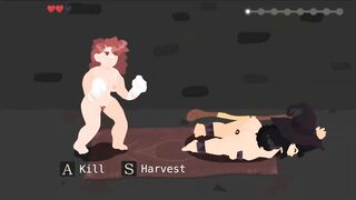 Dungeon of Desire [Hentai Pixel game] Ep.1 The witch squirts a lot while having rough sex