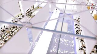 Ebony Futa Babe And Horny babe 3D Masturbation