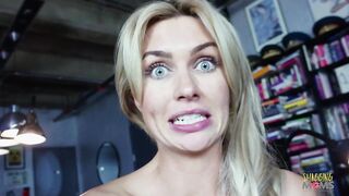 Mature lesbian Nina Hartley – behind the scenes tour with her sexy friends