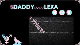 Daddy, MtF TS Lexa, and cis woman girlfriend Princess Siren have a bareback bisexual creampie strapon threesome flip fuck orgy