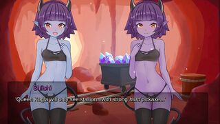 Monster and elf girl hentai game