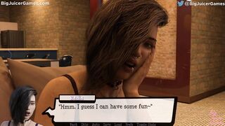 Pandora's Box #16: Two lesbian swingers having fun with a strap-on (HD gameplay)